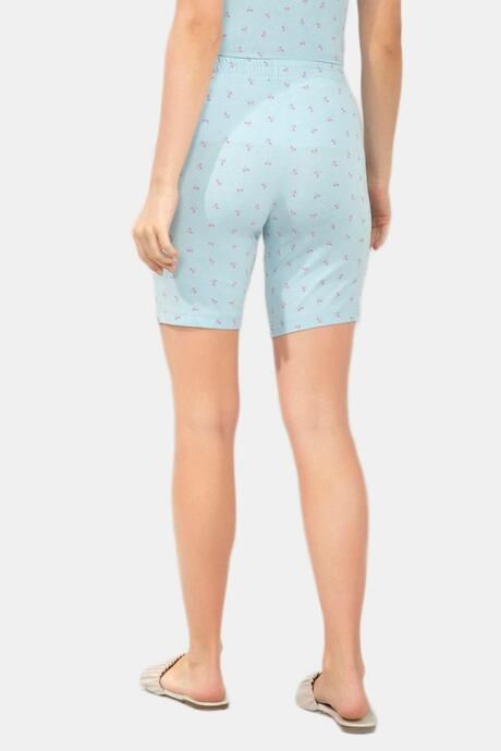 Amante Sleep Shorts - Blue Bow Print — image 3